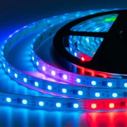 Лента светодиодная герметичная ELFLED 300SMD, 12В, IP66, 5м, RGB SPI WS2811