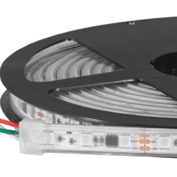Лента светодиодная герметичная ELFLED 300SMD, 12В, IP66, 5м, RGB SPI WS2811