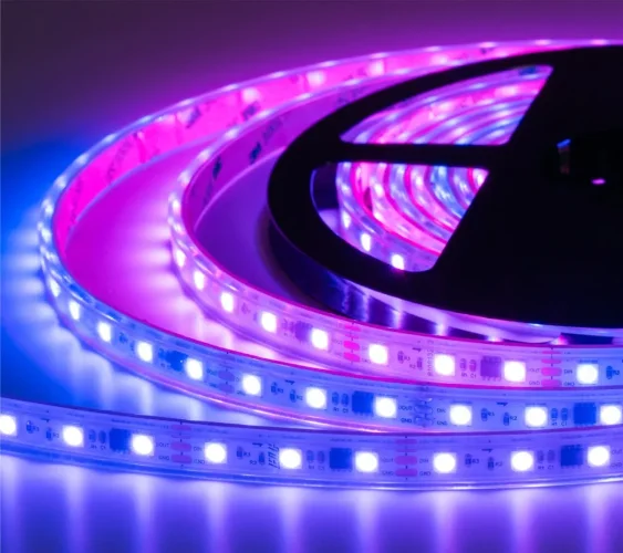 Лента светодиодная герметичная ELFLED 300SMD, 12В, IP66, 5м, RGB SPI WS2811 - фото 4