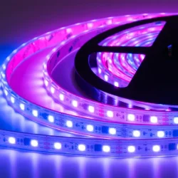 Лента светодиодная герметичная ELFLED 300SMD, 12В, IP66, 5м, RGB SPI WS2811