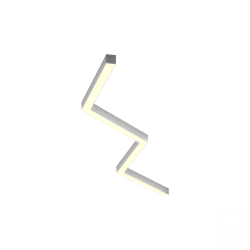 Светильник ЗигЗаг S50 (RAL9003/4x651mm-135/LT70 — 3K/54W)