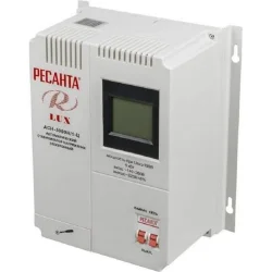 Стабилизатор напряжения АСН-5000 Н/1-Ц Lux 1ф 5кВт настен. IP20 Ресанта 63/6/16