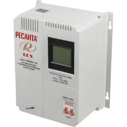 Стабилизатор напряжения АСН-5000 Н/1-Ц Lux 1ф 5кВт настен. IP20 Ресанта 63/6/16