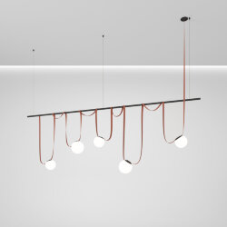 Комплект ременной трековой системы Belty на штанге Rod, Denkirs DK55SET08-01-BR