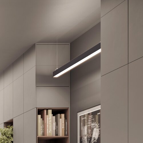 Профиль LINE-6070-2000 ANOD BLACK (Arlight, Алюминий) - фото 4