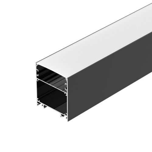 Профиль LINE-6070-2000 ANOD BLACK (Arlight, Алюминий) 046402 - фото