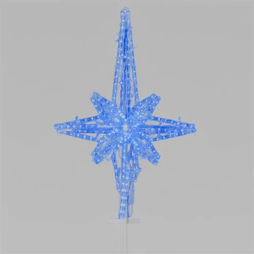 Светодиодная Макушка &#171;Роза Ветров &#187; 75 см, Синяя, 220В. Фото 1.