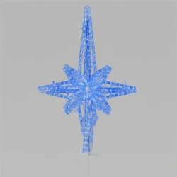 Светодиодная Макушка &amp;#171;Роза Ветров &amp;#187; 75 см, Синяя, 220В