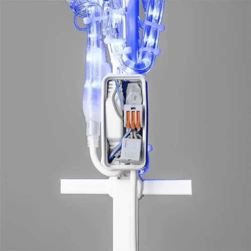 Светодиодная Макушка &#171;Роза Ветров &#187; 75 см, Синяя, 220В. Фото 5.