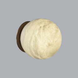 Настенный светильник «ODEON LIGHT» 6684/5CL, серия: MARBELLA (крепление на планке) - Светильники из алебастра; Переключатель цветовой температуры 3000/4000К