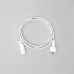 Соединитель 1м для Нитей 24В без Возможности Управления, Провод Белый ПВХ, IP65