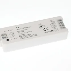 Диммер V3 IC40 RGB/CCT/DIM (12-24V, 3ch x 4A, 144/288W)