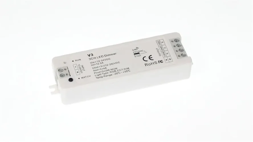 Диммер V3 IC40 RGB/CCT/DIM (12-24V, 3ch x 4A, 144/288W) - фото I