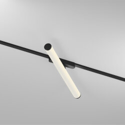 Светильник для трека Air, серия Ray 3000 со светодиодом, L500*W35*H79mm,?33, 48V DC, 12W, RA?90, 120°, 3000K, IP20, черный, алюминий, Denkirs DK5325-BK