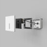 DK1030-WH Светильник встраиваемый в стену, IP 20, LED 3000K, 3 Вт, белый, алюминий. Фото 3