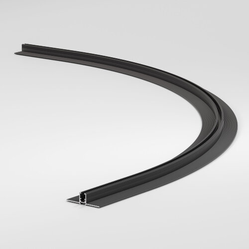 Mini Magnetic Шинопровод под ГКЛ 12,5мм черный O1200 - Фото 3