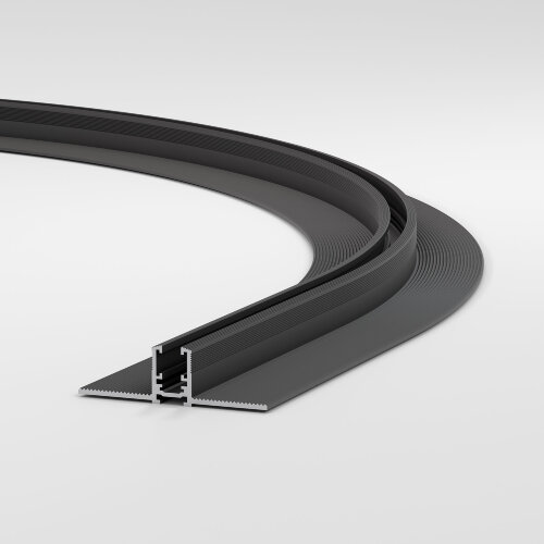 Mini Magnetic Шинопровод под ГКЛ 12,5мм черный O1200 - Фото 2