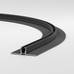 Mini Magnetic Шинопровод под ГКЛ 12,5мм черный O1200 85221/00 (068000)