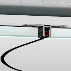 Mini Magnetic Шинопровод под ГКЛ 12,5мм черный Ø1200 85221/00 (068000)