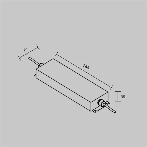 Источник напряжения PSL008 12В 250Вт IP67 812006 (Серебро) - фото 4