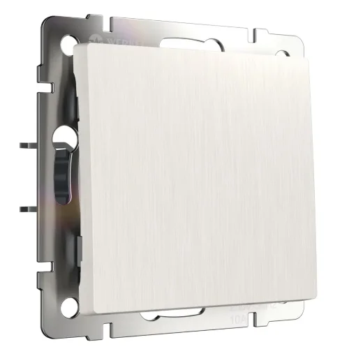 Выключатель одноклавишный (перламутровый рифленый) W1110013 - фото