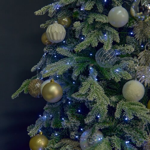 ULD-S10000-1000-DGA WHITE IP20 DEW Гирлянда светодиодная Роса, 100м, 1000 светодиодов, Белый свет, Провод зеленый - фото 10