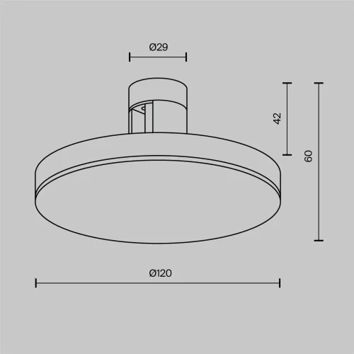Трековый светильник Плато / Plato Flarity 4000K 7Вт 120° (Черный) TR152-1-7W4K-B - фото 8
