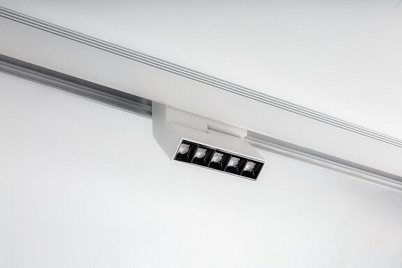 'Светильник для трека SY белый, 10 Вт, SY-601253F-10-WH-NW. Фото 2