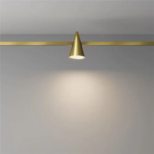 Трековый светильник Keila Flarity 3000K 4Вт 120° (Латунь) - фото 7