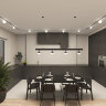 DK8055-BK Акцентный светильник SMART MOON 12W DIM 3000K-6000K, черный, алюминий, акрил. Фото 4