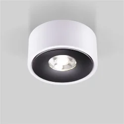Накладной светодиодный светильник Glide белый/черный 25100/LED (059332)