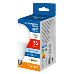 LED-A95-35W-4000K-E27-FR-SLS Лампа светодиодная, Форма A, матовая, Белый свет 4000K