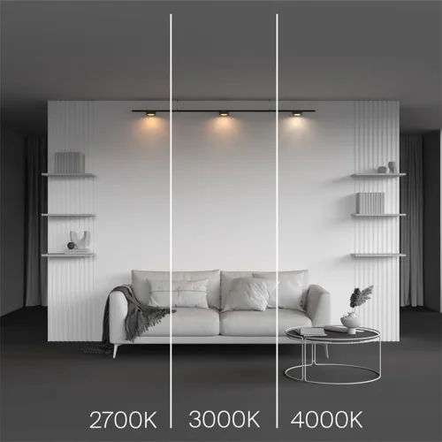 Трековый светильник Зон / Zon Levity 4000К 12Вт 100° (Черный) TR189-1-12W4K-BBS - фото 6