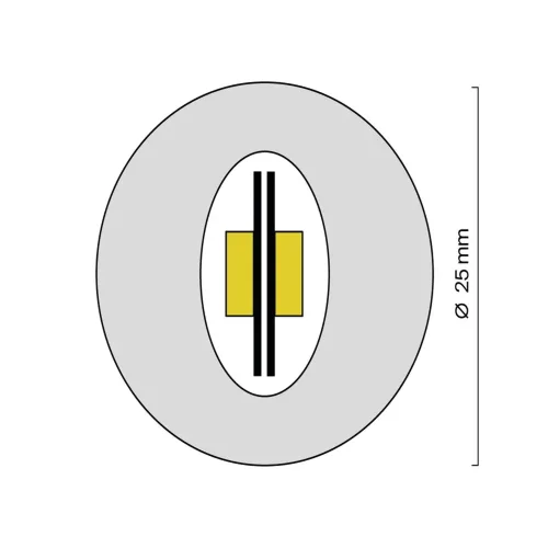 Гибкий неон Nemo D25 24В 17,2Вт/м RGBW 3000К IP65 5м (Белый) - фото 7