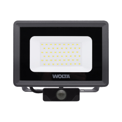Светодиодный прожектор WOLTA WFL-50W/06s 50Вт 5700K IP65 с Датчиком