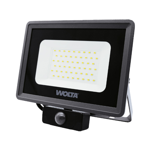 Светодиодный прожектор WOLTA WFL-50W/06s 50Вт 5700K IP65 с Датчиком - фото 2.