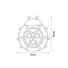 DTL-354 Божья Коровка-Yellow-3LED-3AAA Cветильник-ночник Божья Коровка.питание от 3-х батареек AAA в комплект не входят, Цвет -желтый, Упаковка блистер - фото 6