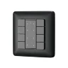 8-ми кнопочная настенная панель DALI (Черный) - фото