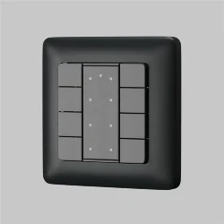 8-ми кнопочная настенная панель DALI (Черный)