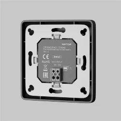 Кнопочная настенная панель 8-ми клавишная DALI (Черный) 721046