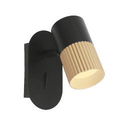 Светильник WOLTA WSL-GU10/W18BG под лампу GU10 Черный / золотой DUO