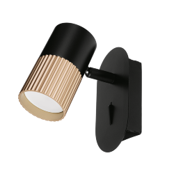 Светильник WOLTA WSL-GU10/W18BG под лампу GU10 Черный / золотой DUO