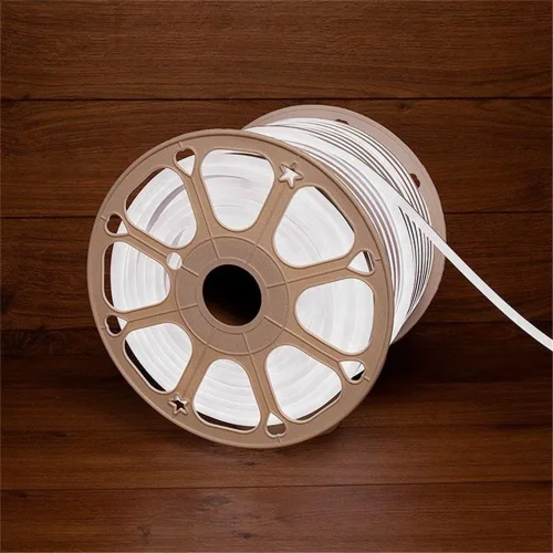 Шнур светодиодный гибкий неон LED SMD 8х16мм 120LED/м бел. (уп.100м) Neon-Night 131-045 - фото