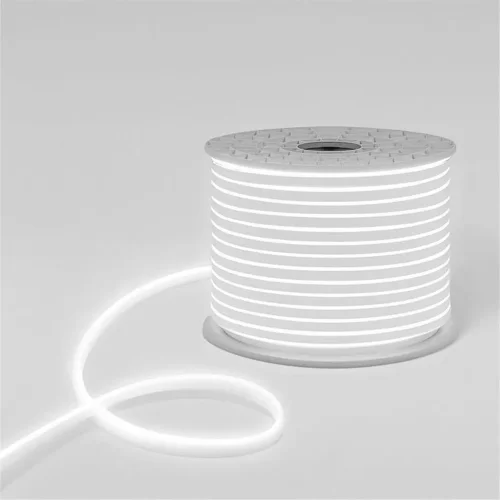Шнур светодиодный гибкий неон LED SMD 8х16мм 120LED/м бел. (уп.100м) Neon-Night 131-045 - фото 4