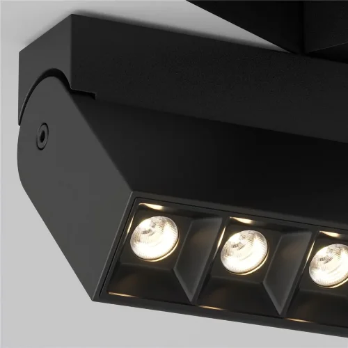 Трековый светильник Точки / Points Rot Gravity 3000K 20Вт 30° (Черный) TR077-2-20W3K-B - фото