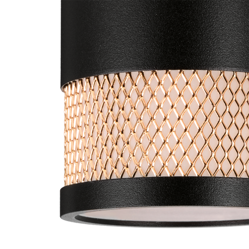 Трековый светильник WOLTA WTL-GU10/12BG под лампу GU10 Черный / золотой RETE - фото 4.