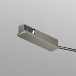 Подвод питания универсальный (середина/торец) для трека SHINE BASE, 48V DC, IP20, темный никель, алюминий, Denkirs TR5721-DN