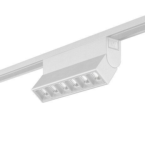 Светильник трековый SLIM, 48В 10W белый 2700-6000К, DL-SLIM-FLWH-10-CCT - фото