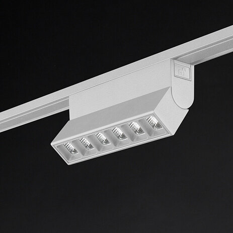 Светильник трековый SLIM, 48В 10W белый 2700-6000К, DL-SLIM-FLWH-10-CCT. Фото 3