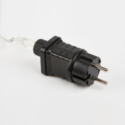 ULD-B12006-195-TTK AMBER IP44 Бахрома светодиодная с эффектом мерцания, 12м, Соединяемая, 195 светодиодов, Янтарный свет, Провод прозрачный